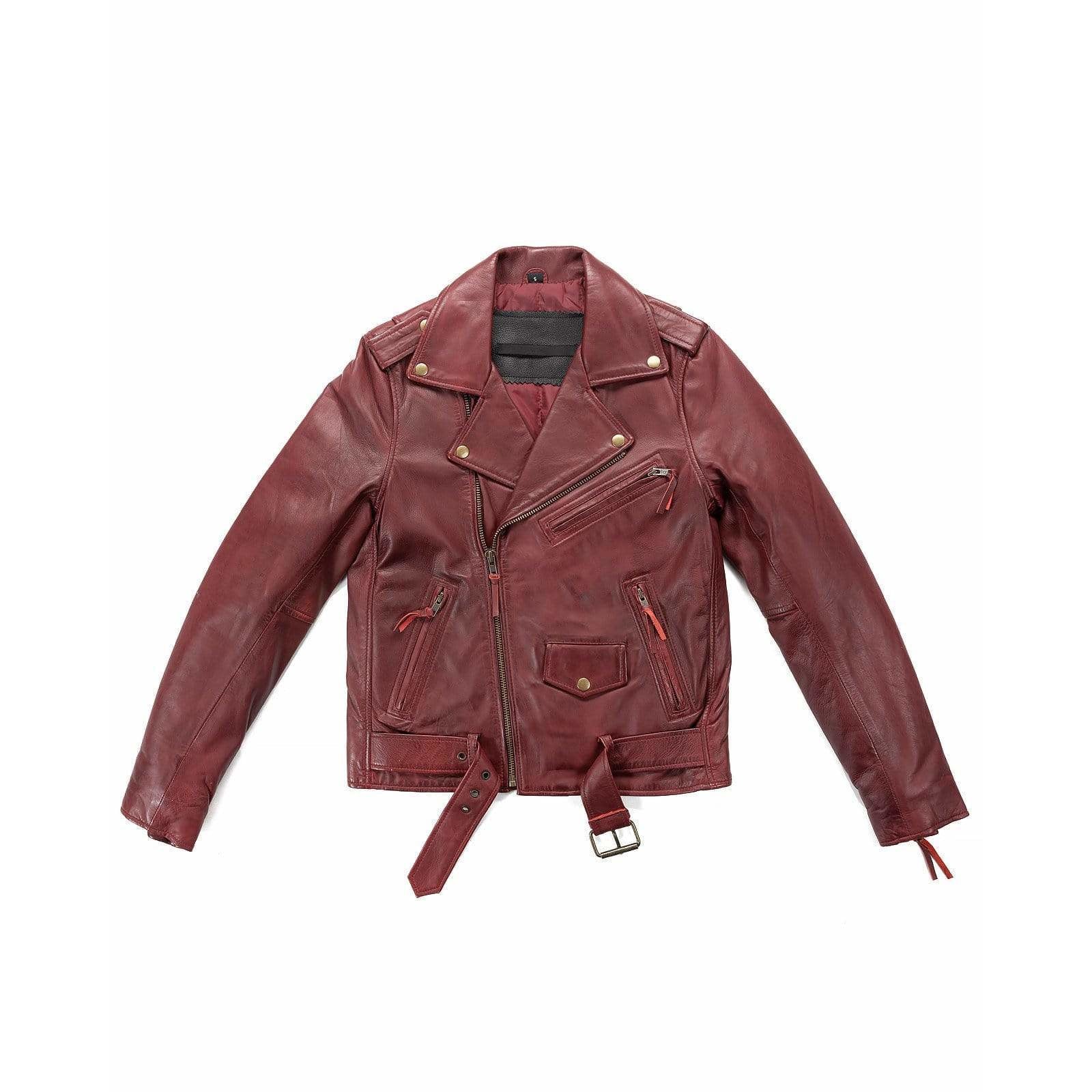 Coats & Jackets Leather Biker Jacket White Smoke