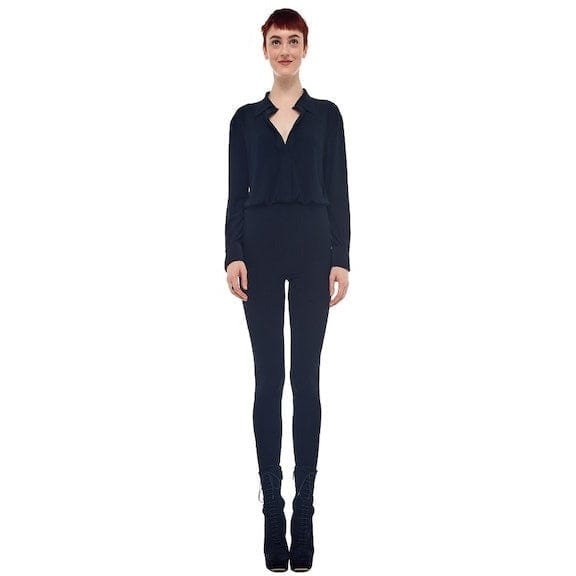 Shirts & Tops Norma Kamali NK Shirt Tunic - with Matching Leggings Dark Slate Gray