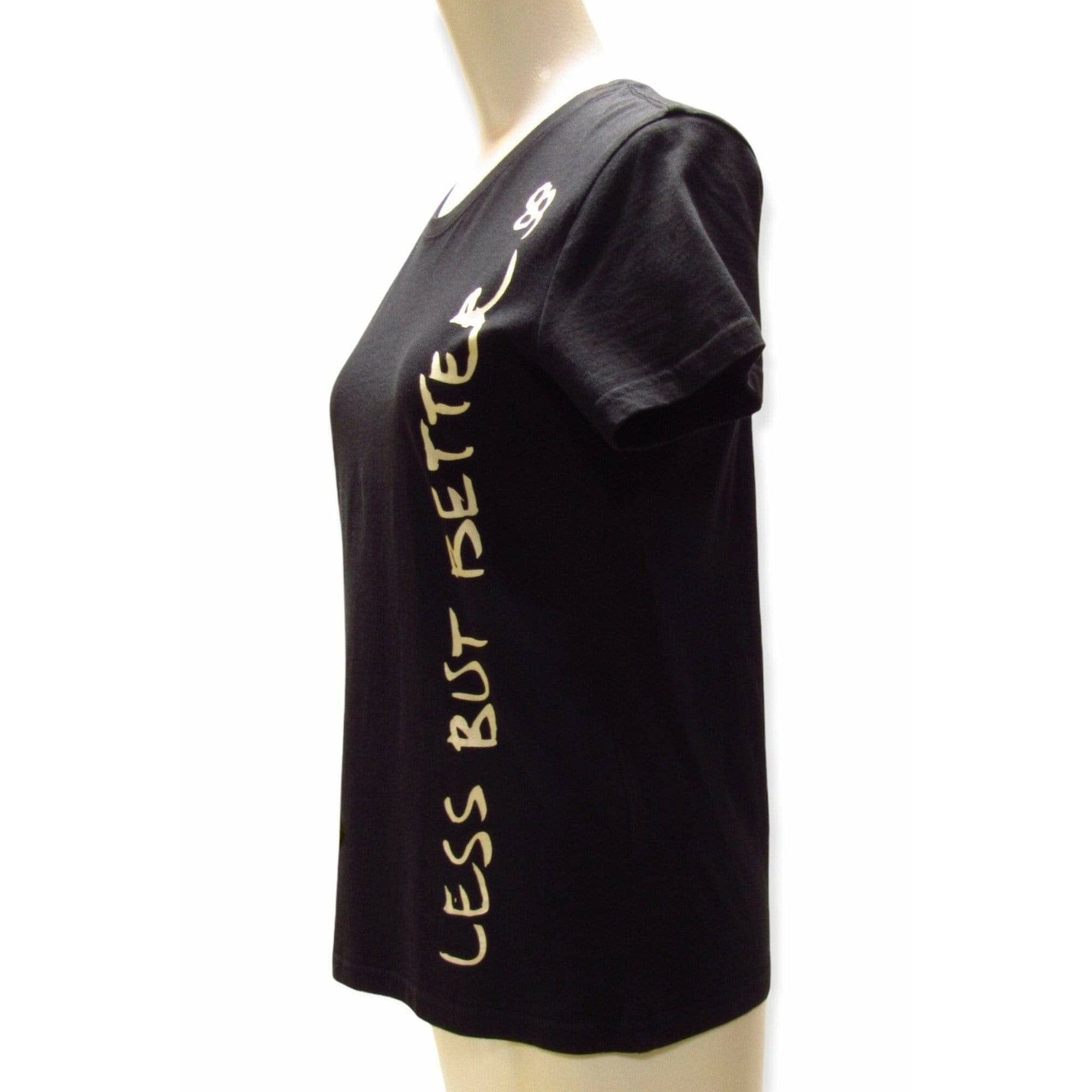 Shirts & Tops Undercover "Less But Better" Tee - Black Cotton Graphic Black